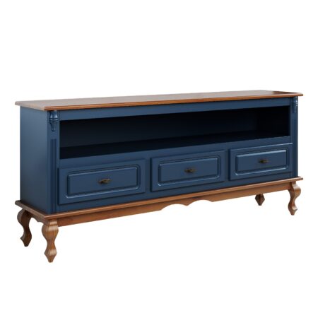 Rack Florença 3 Gavetas 1 Nicho Incantare Móveis